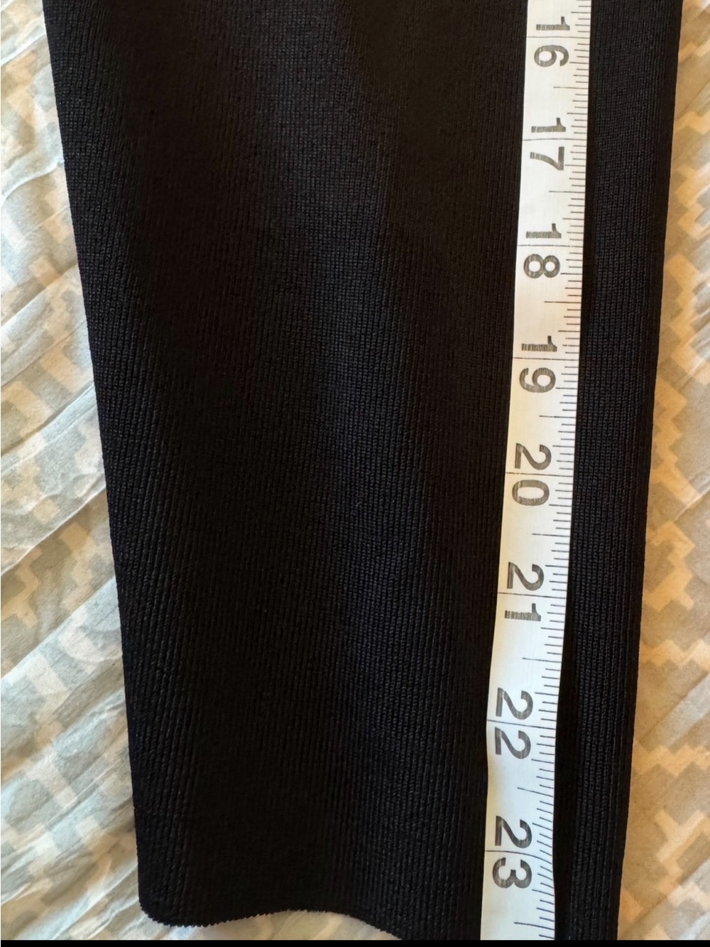 Alfani Black Ribbed Knit 2-Piece Twinset Top & Open Cardigan Gold Grommets [1X] - Picture 10 of 10